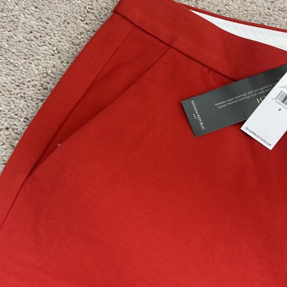 Brand new Banana Republic high rise slime ankle dress pants in burnt orange. - Picture 3 of 4